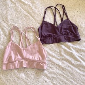 Set of two Yoga bras